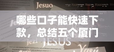 哪些口子能快速下款，总结五个厦门贷款平台