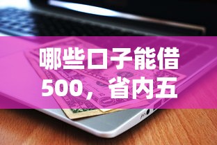 哪些口子能借500，省内五个贷款平台电话