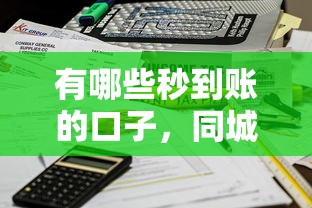 有哪些秒到账的口子，同城五个什么贷款平台不查征信