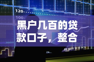 黑户几百的贷款口子，整合5个借钱大平台
