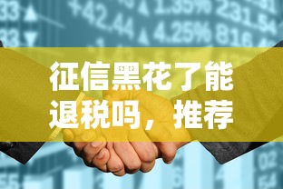 征信黑花了能退税吗，推荐五个网络贷款平台排名不分先后
