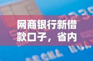 网商银行新借款口子，省内五个当前双黑逾期严重能下款的平台