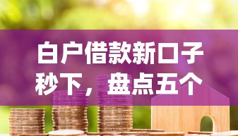白户借款新口子秒下，盘点五个p2p网贷平台