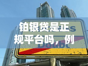 铂银贷是正规平台吗，例举5个十大良心贷款平台