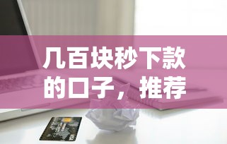 几百块秒下款的口子，推荐五个苹果贷款平台