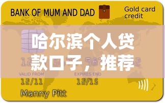 哈尔滨个人贷款口子，推荐五个不看负债的贷款平台
