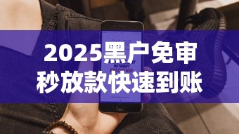 2025黑户免审秒放款快速到账