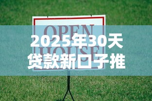 2025年30天贷款新口子推荐