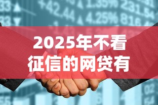 2025年不看征信的网贷有哪些