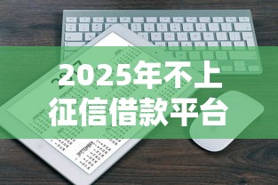 2025年不上征信借款平台推荐