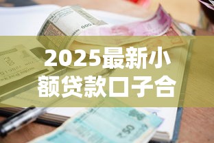 2025最新小额贷款口子合集