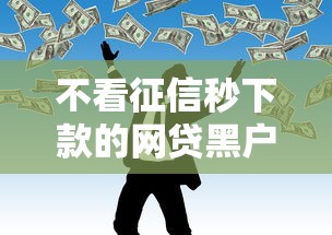 不看征信秒下款的网贷黑户贷款口子