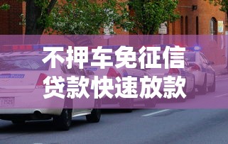 不押车免征信贷款快速放款