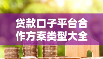 贷款口子平台合作方案类型大全