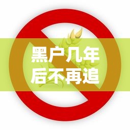 黑户几年后不再追究法律责任