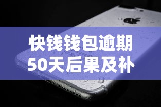 快钱钱包逾期50天后果及补救措施