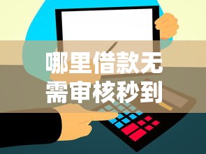 哪里借款无需审核秒到账