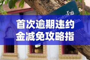 首次逾期违约金减免攻略指南