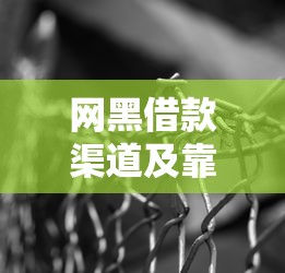 网黑借款渠道及靠谱借钱途径
