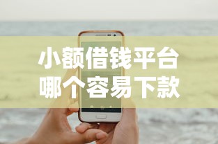 小额借钱平台哪个容易下款