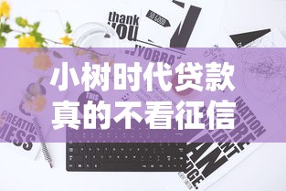 小树时代贷款真的不看征信吗