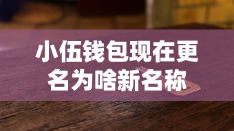 小伍钱包现在更名为啥新名称