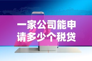 一家公司能申请多少个税贷