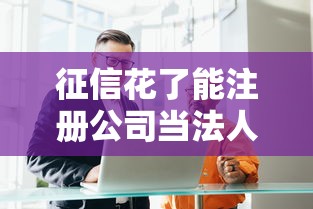 征信花了能注册公司当法人吗