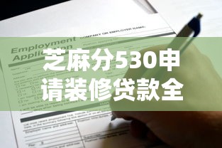 芝麻分530申请装修贷款全攻略