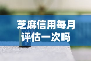 芝麻信用每月评估一次吗