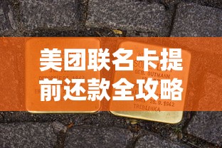 美团联名卡提前还款全攻略