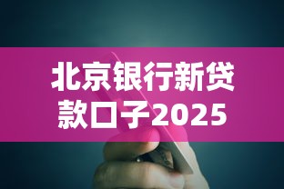 北京银行新贷款口子2025年最新政策