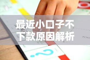最近小口子不下款原因解析