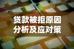 贷款被拒原因分析及应对策略