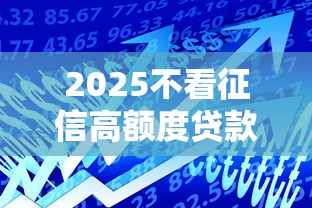 2025不看征信高额度贷款平台推荐