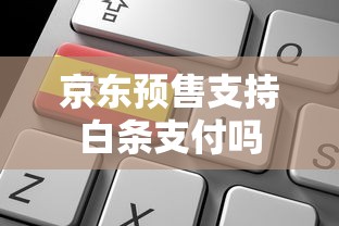 京东预售支持白条支付吗