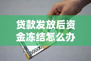 贷款发放后资金冻结怎么办