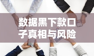 数据黑下款口子真相与风险揭秘
