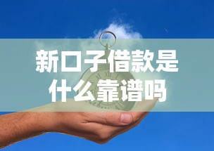新口子借款是什么靠谱吗