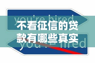 不看征信的贷款有哪些真实渠道