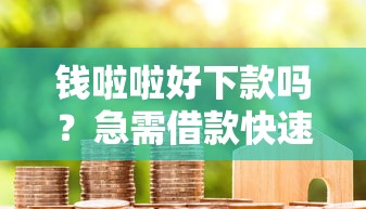 钱啦啦好下款吗？急需借款快速到账的靠谱平台推荐