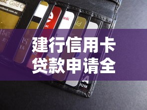建行信用卡贷款申请全流程指南