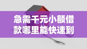 急需千元小额借款哪里能快速到账 要正规平台安全放心的