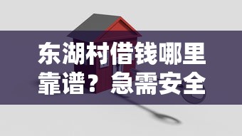 东湖村借钱哪里靠谱？急需安全正规的借款渠道