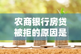 农商银行房贷被拒的原因是什么如何解决并成功申请房贷