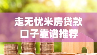 走无忧米房贷款口子靠谱推荐