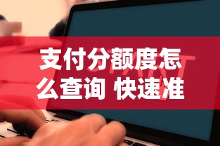 支付分额度怎么查询 快速准确查看方法