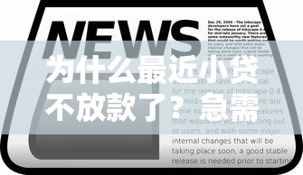 为什么最近小贷不放款了？急需借款如何快速通过审批