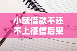 小额借款不还不上征信后果解析