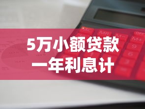 5万小额贷款一年利息计算指南